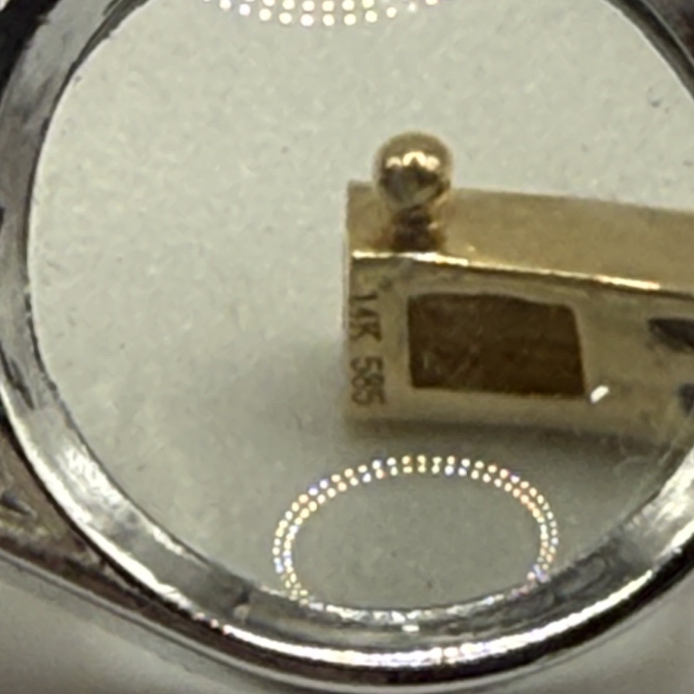 14K Yellow Gold Ladies 1.0 Carat TW Natural Diamond Bangle Bracelet 7.11g J34 - Picture 3 of 11